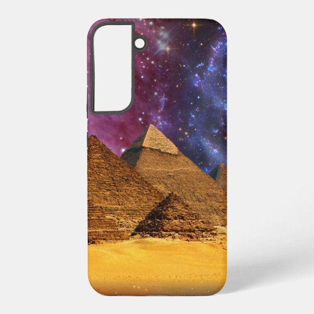 cosmic storm above egypt samsung galaxy case (Back)