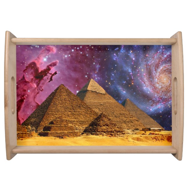 cosmic storm above egypt serving tray (Front)