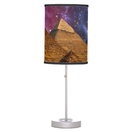 cosmic storm above egypt table lamp