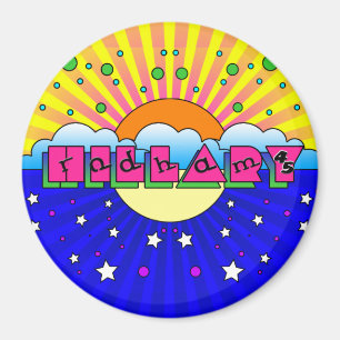 Cosmic Style Hillary Celebration Poster Magnet
