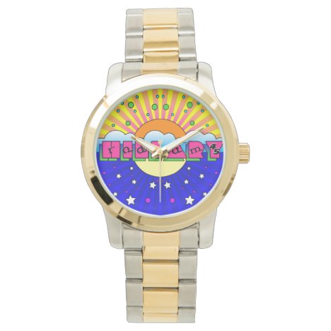 Cosmic Style Hillary Celebration Poster Wristwatch