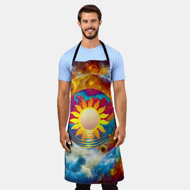Cosmic Sun Apron (Worn)