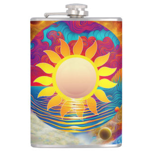 Cosmic Sun Flask