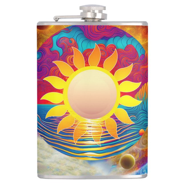 Cosmic Sun Flask (Front)