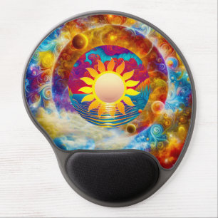 Cosmic Sun Gel Mouse Pad