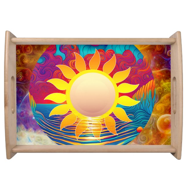Cosmic Sun Serving Tray (Front)