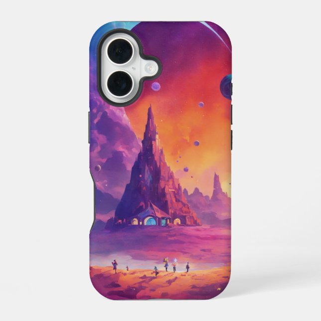 Cosmic Sunset" Iphone Case (Back)