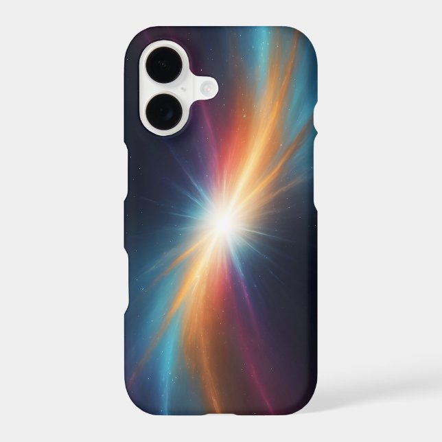 Cosmic Supernova Explosion Abstract Space Galaxy iPhone Case (Back)