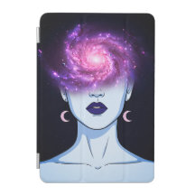 Cosmic Surrealism Dynamic Swirling Galaxy Print