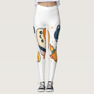 Cosmic Sushi Adventure Leggings