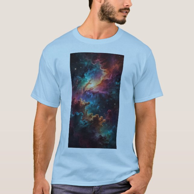  Cosmic Swirl T-Shirt Design (Front)