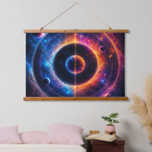 Cosmic Symphony Celestial Orbits and Nebulae Dance