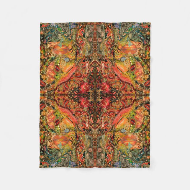 Cosmic Taste of Healing Fine Art Fleece Blanket (Front)