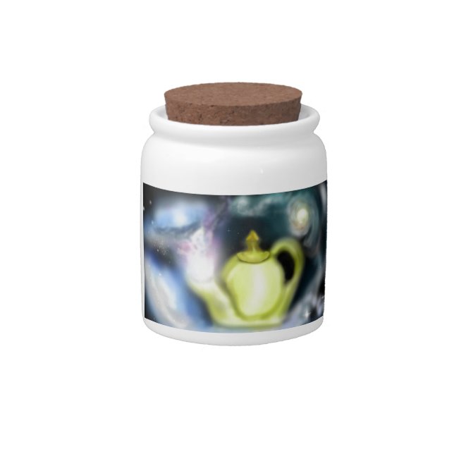 Cosmic Tea Pot Candy Jar (Front)
