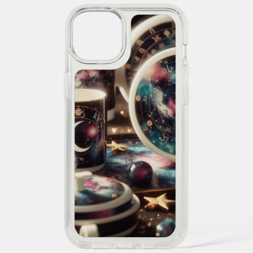 Cosmic Tea Set iPhone 15 Plus Case