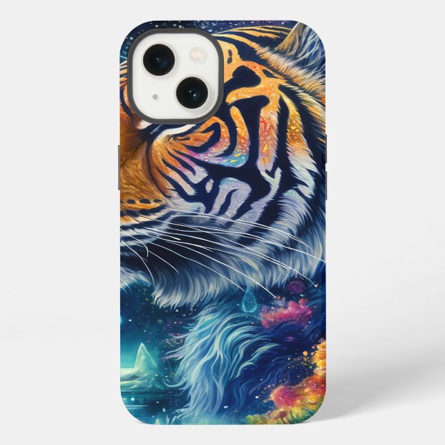 Cosmic Tiger Iphone Case (Back)