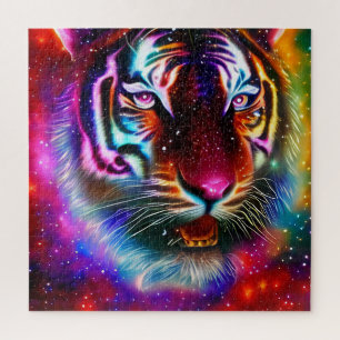 Cosmic Tiger Jigsaw Puzzle