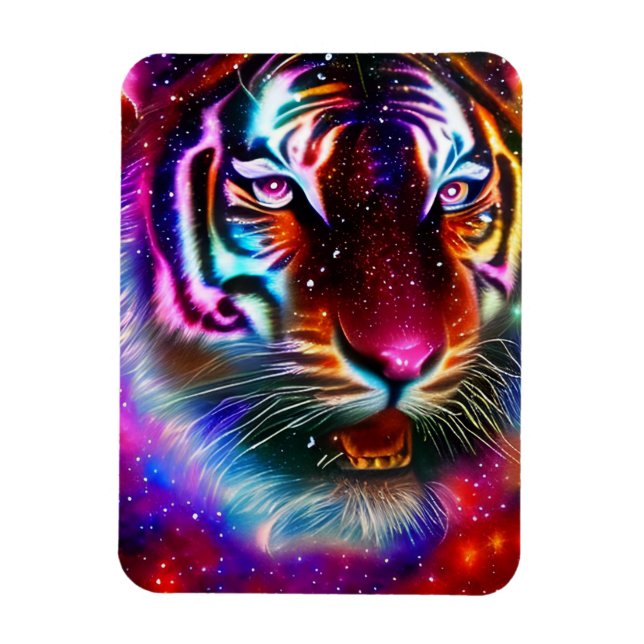Cosmic Tiger Magnet (Vertical)