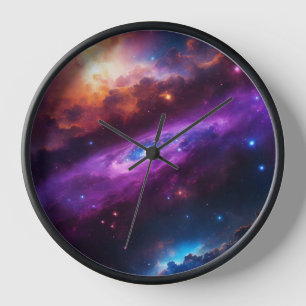 Cosmic Time: Space-inspired Wall Clock