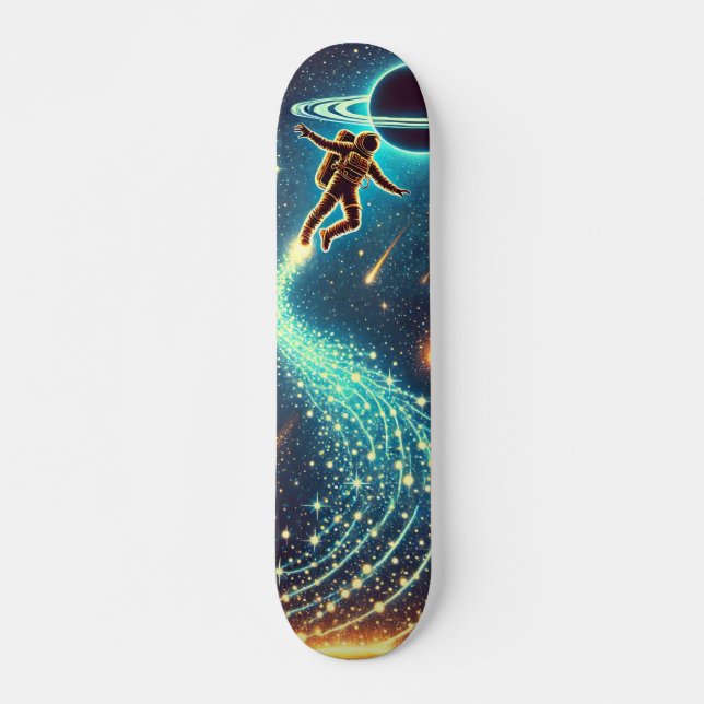 Cosmic Trail Skateboard (Front)