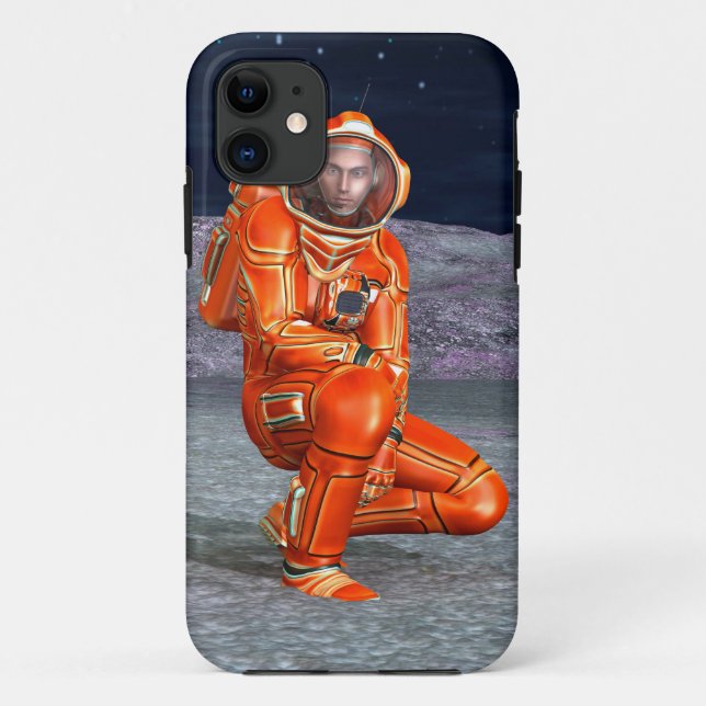 Cosmic Traveler Surreal Planet Landscape Art Case-Mate iPhone Case (Back)