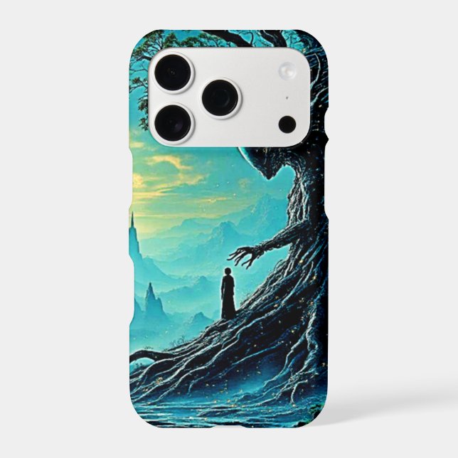 Cosmic Tree of Life Fantasy Iphone Case (Back)