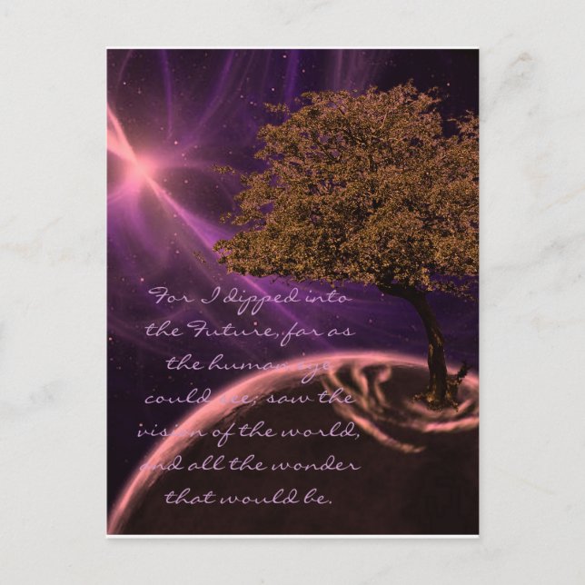 Cosmic Tree of Life Postcard (Front)