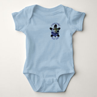 Cosmic Turtle 2-Sided Baby Bodysuit