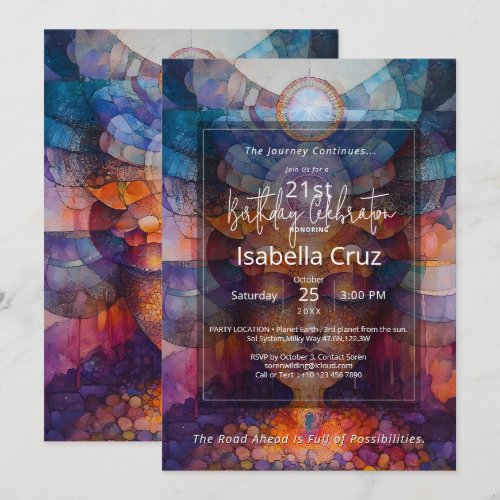 Cosmic Unfolding | Visionary Design Invitation