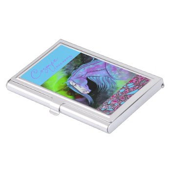 Cosmic Unicorn 6 Business Card Case by Heart_Horses at Zazzle