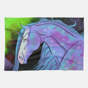 Cosmic Unicorn 6 Kitchen Towel by Heart_Horses at Zazzle