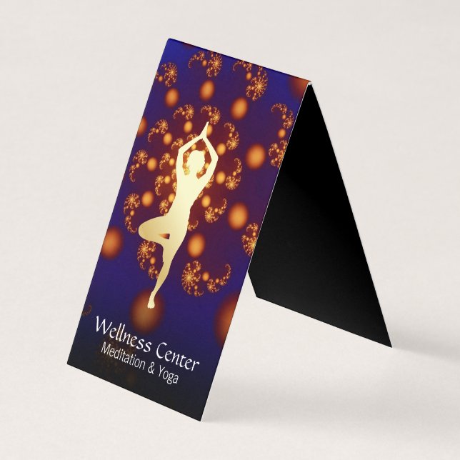 Cosmic | Vibrant Gold Business Card (Front)