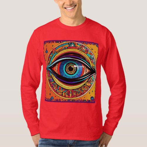 Cosmic Vision Long Sleeve T_Shirt