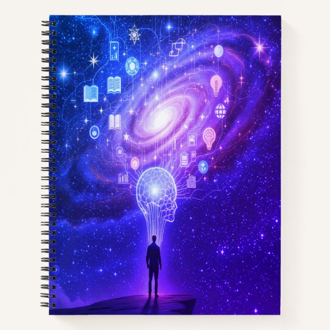 Cosmic Vision Spiral Notebook (Front)