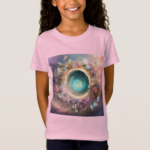 Cosmic Vortex  Gravity_Inspired T_Shirt Design