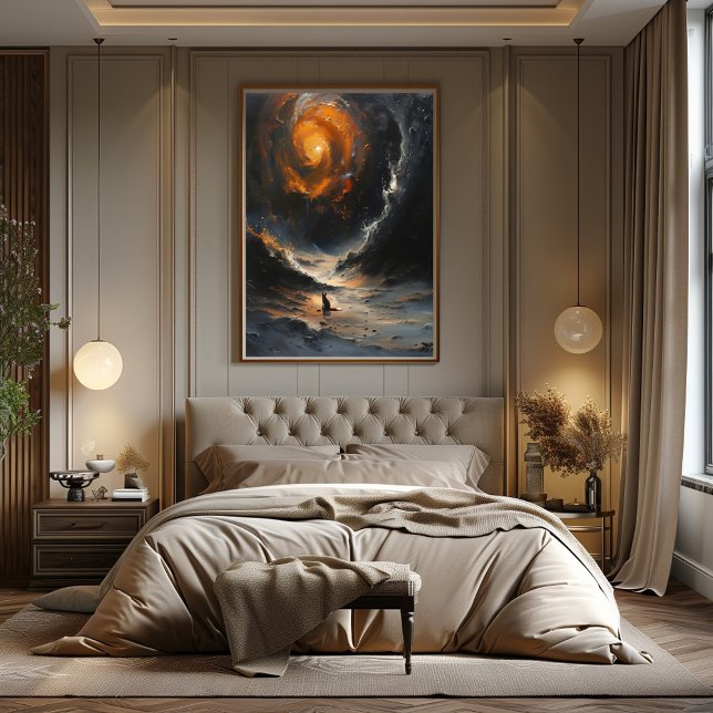 Cosmic vortex of Zorro: Surreal Abyss Poster (Creator Uploaded)