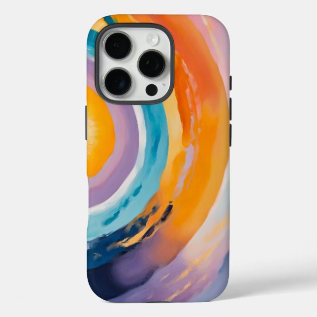 Cosmic Vortex: Solar Embrace Case-Mate iPhone Case (Back)