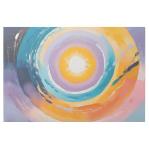 Cosmic Vortex: Solar Embrace Gallery Wrap