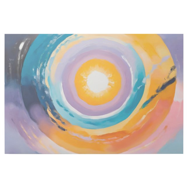 Cosmic Vortex: Solar Embrace Gallery Wrap (Front)