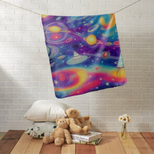 Cosmic Voyage Baby Blanket