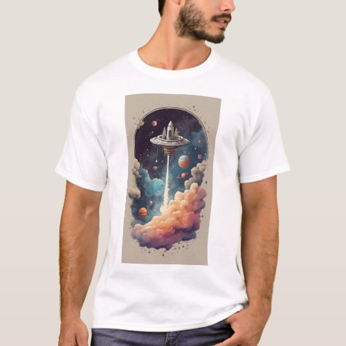 Cosmic Voyage Gravity_Themed T_Shirt Collection