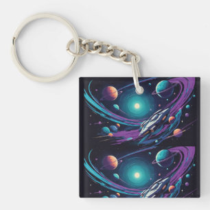 Cosmic Voyage Keychain