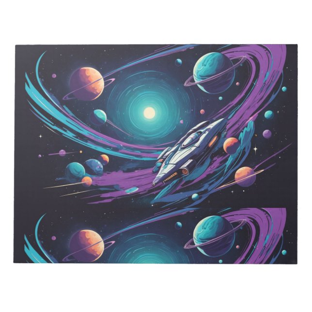 Cosmic Voyage Notepad (Front)