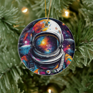 Cosmic Voyager Astronaut Ornament
