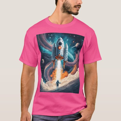 Cosmic Voyager T_Shirt