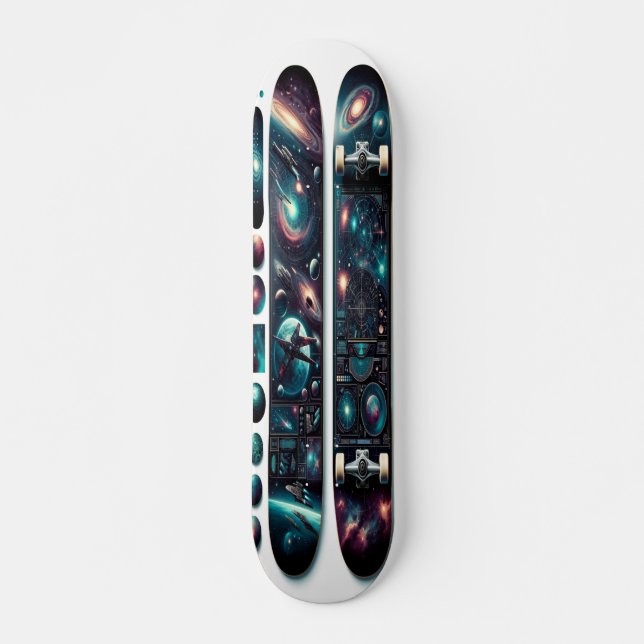 Cosmic Voyages Skateboard (Front)