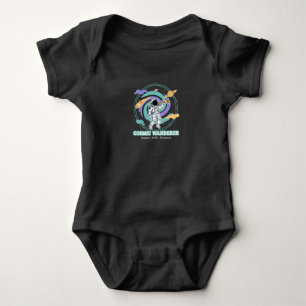 Cosmic Wanderer Astronaut Telescop Baby Bodysuit