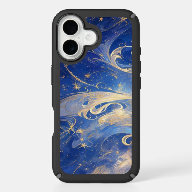 Cosmic Watercolor Illustration Art Speck iPhone Case (Front)