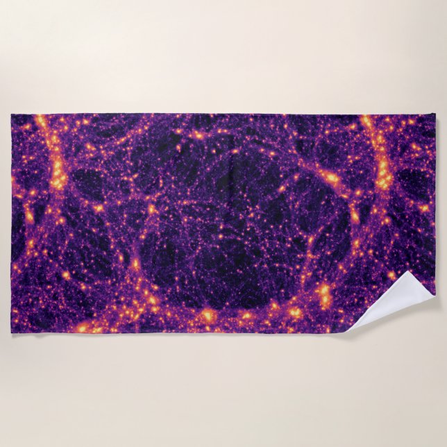 Cosmic Web Beach Towel (Front)
