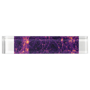 Cosmic Web Desk Name Plate
